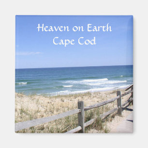 Cape Cod MA Beach Heaven On Earth Fridge Magnet