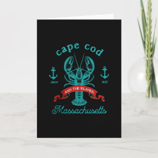 Cape Cod Ma Lobster Fishing Vintage Machusetts Sou Card