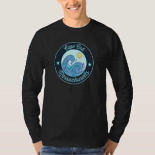 Cape Cod Ma Massachusetts Souvenir Nautical Surfer T-Shirt