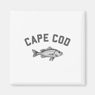 Cape Cod Machusetts Fishing Stripers Magnet