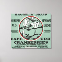 Cape Cod Magnolia Brand Cranberry Label