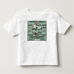 Cape Cod Magnolia Brand Cranberry Label Toddler T-Shirt