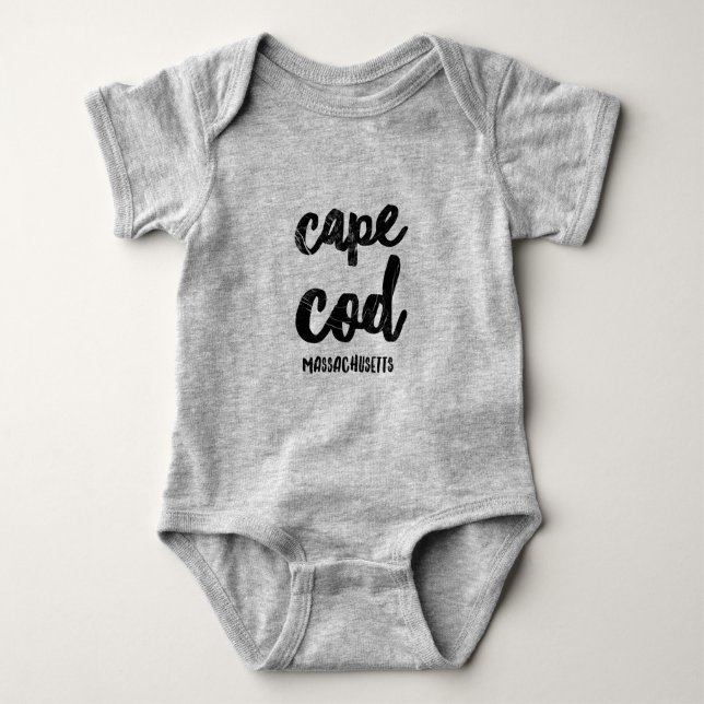 Cape Cod Massachusetts Baby Bodysuit (Front)