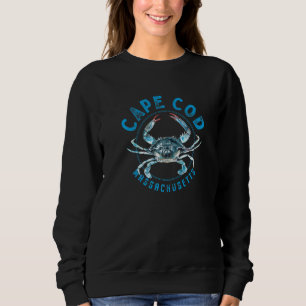 Cape Cod Massachusetts Blue Crab Sweatshirt
