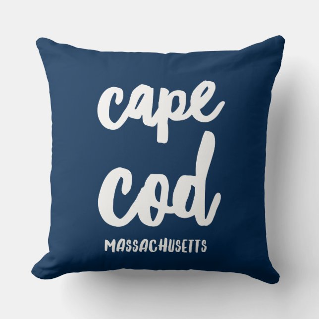 Cape Cod Massachusetts Cushion (Front)