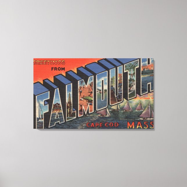 Cape Cod, Massachusetts (Falmouth) Canvas Print (Front)