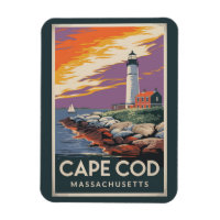 Cape Cod Massachusetts Illustration Travel Art
