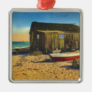 Cape Cod, MassachusettsView of a Lobster Shack Metal Tree Decoration