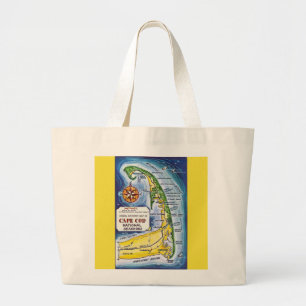 Cape Cod  National Seashore Map Tote
