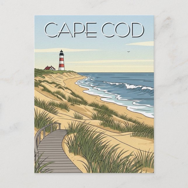 Cape Cod National Seashore Travel Postcard (Front)