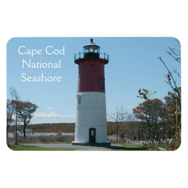 Cape Cod, Nauset Lighthouse Magnet (Horizontal)