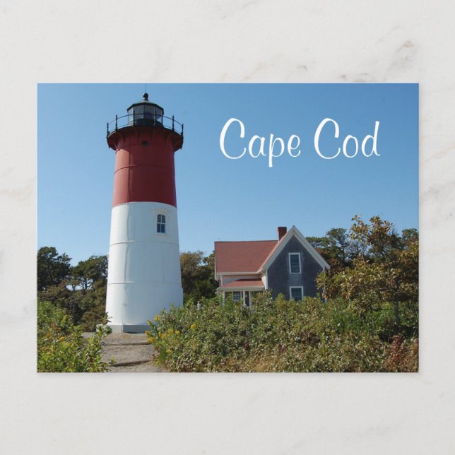 Cape Cod Nauset Lighthouse, Massachusetts Postcard (Front)