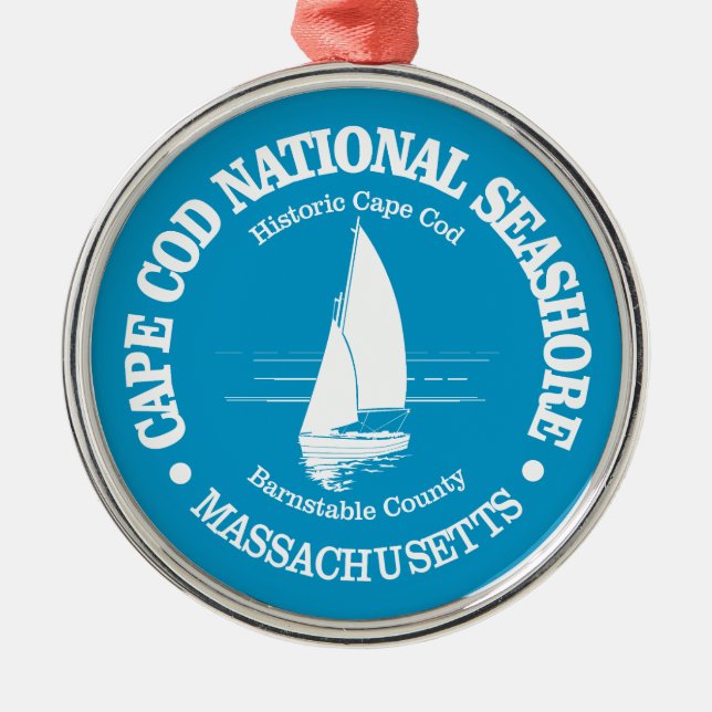 Cape Cod NS (sailboat) Metal Tree Decoration (Front)