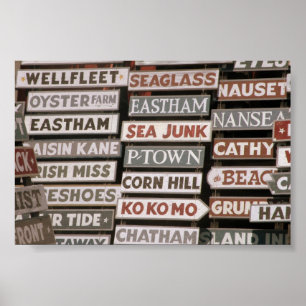 Cape Cod places Poster
