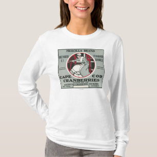 Cape Cod Priscilla Brand Cranberry Label T-Shirt