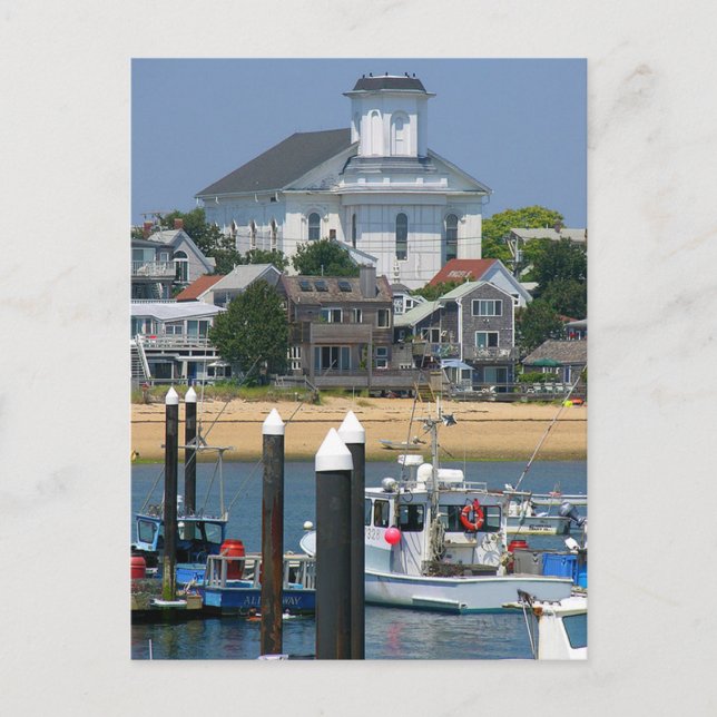 Cape Cod Provincetown Massachusetts Post Card (Front)