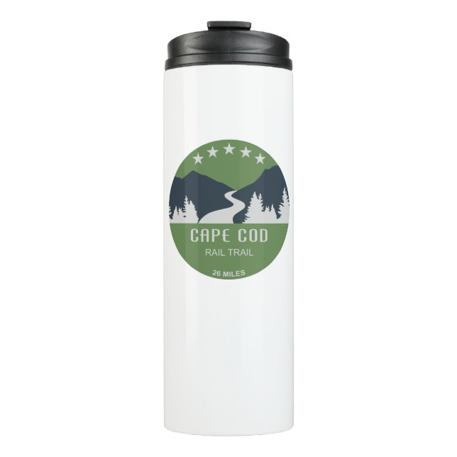 Cape Cod Rail Trail Thermal Tumbler (Front)
