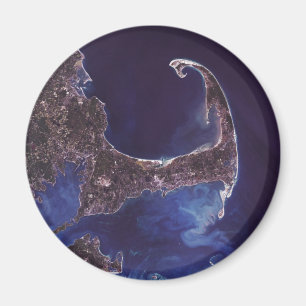 Cape Cod Satellite Photograph Magnet