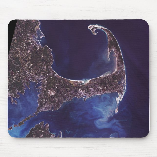 Cape Cod Satellite Photograph Mouse Pad (Front)