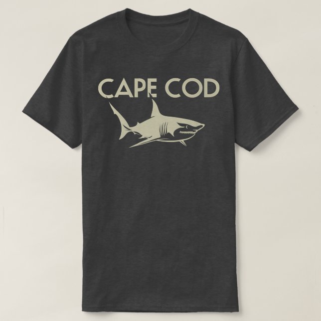 Cape Cod Shark Funny T-Shirt (Design Front)
