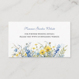 Cape Cod Summer Garden Website Enclosure Card