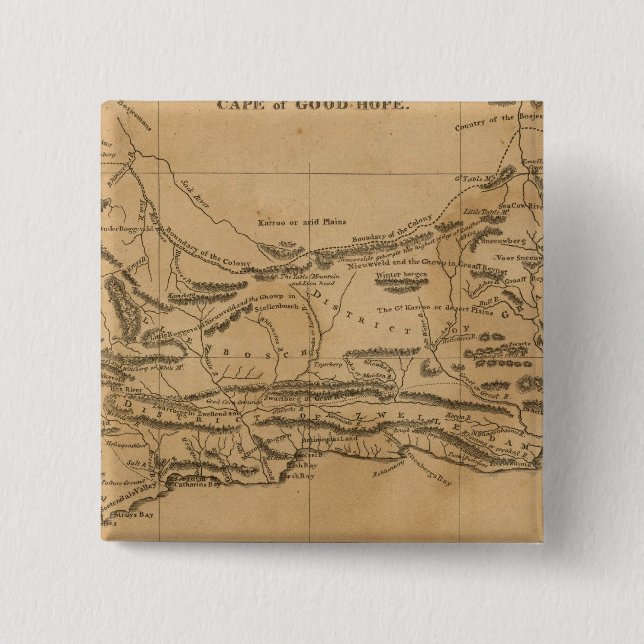Cape Colony 2 15 Cm Square Badge (Front)