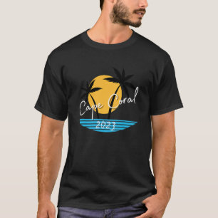 Cape Coral 2023 Beach Palm Tree Vacation Trip Matc T-Shirt
