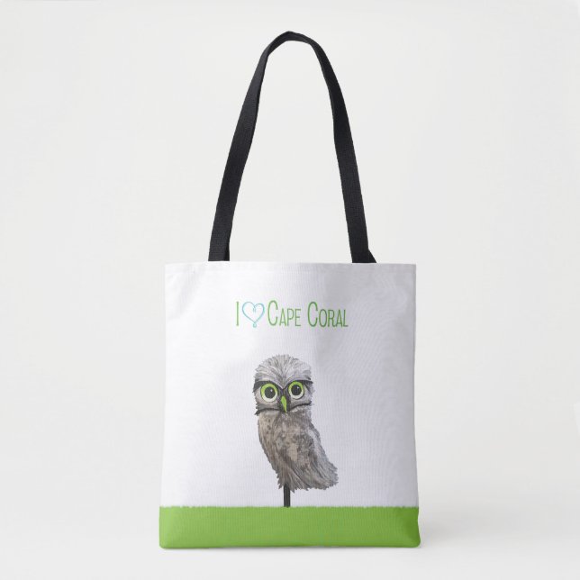 Cape Coral Burrowing Owl Tote Bag (Front)