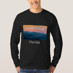 Cape Coral Florida Mountain sunset hometown T-Shirt