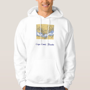 Cape Coral, Florida Nautical Harbour chart Shirt