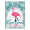 Cape Coral Florida Pink Flamingo Retro
