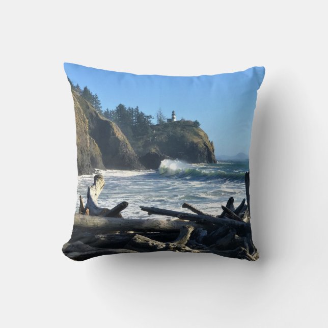 Cape Disappointment Lighthouse, Washington Cushion (Front)