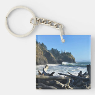 Cape Disappointment Lighthouse, Washington Key Ring