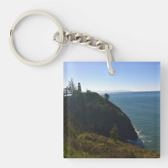 Cape Disappointment Lighthouse, Washington Key Ring (Front)