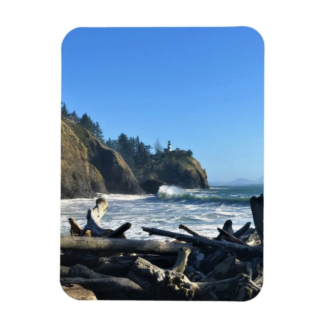 Cape Disappointment Lighthouse, Washington Magnet (Vertical)