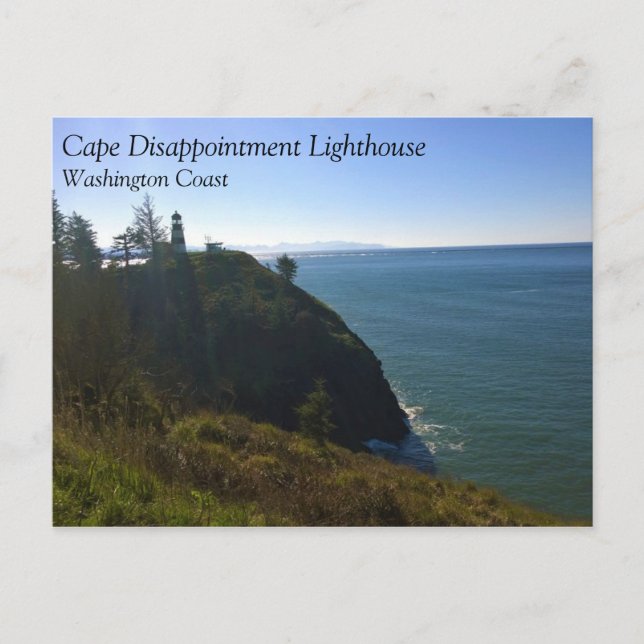 Cape Disappointment Lighthouse, Washington Postcard (Front)