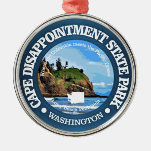 Cape Disappointment SP Metal Tree Decoration