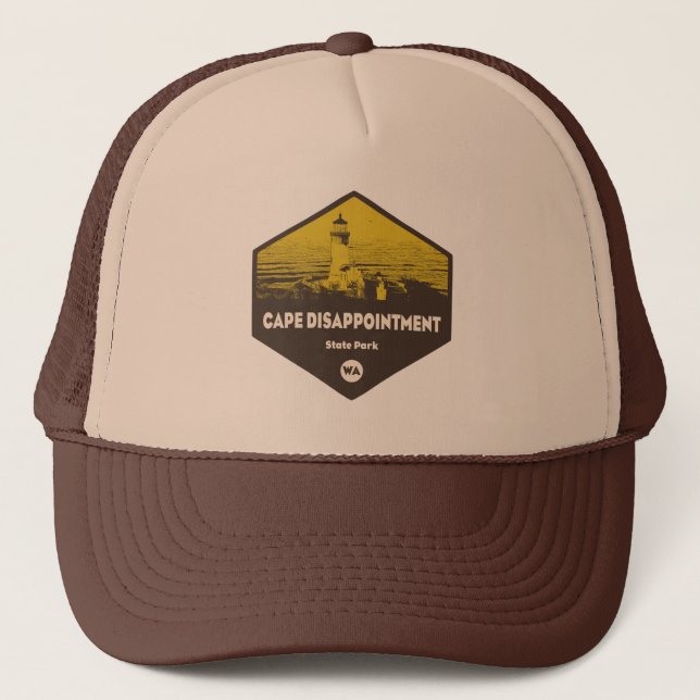 Cape Disappointment State Park Washington Trucker Hat (Front)