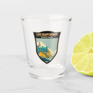 Cape Disappointment State Park Washington Vintage Shot Glass