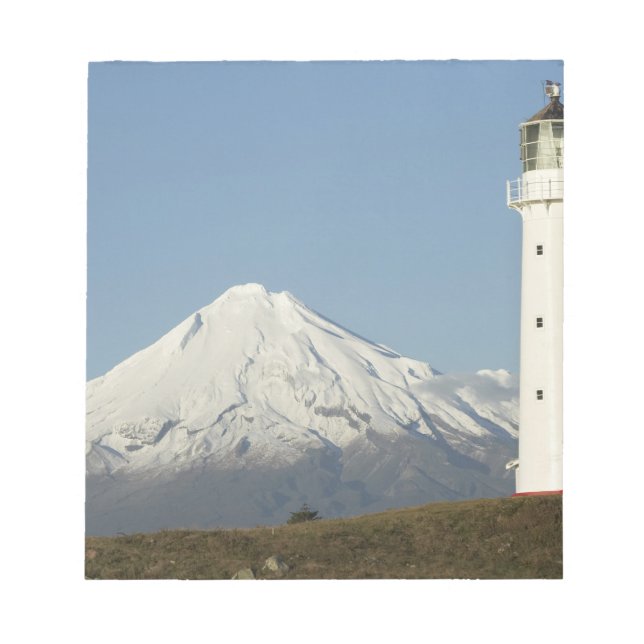 Cape Egmont Lighthouse and Mt Taranaki / Mt Notepad (Front)