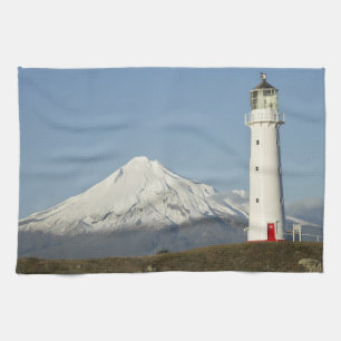 Cape Egmont Lighthouse and Mt Taranaki / Mt Tea Towel