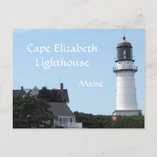 Cape Elizabeth Lighthouse Postcard