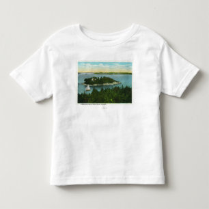 Cape Elizabeth View of Two Lighthouses Toddler T-Shirt