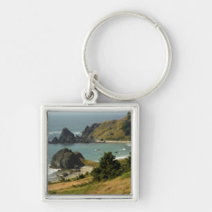 Cape Ferrelo, Vista, Ocean, Sea Stacks, Cove Key Ring