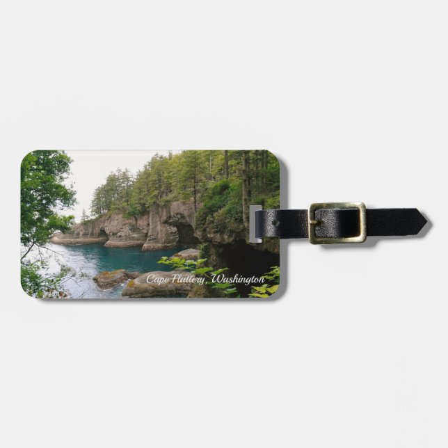 Cape Flattery Acrylic Luggage Tag (Front Horizontal)