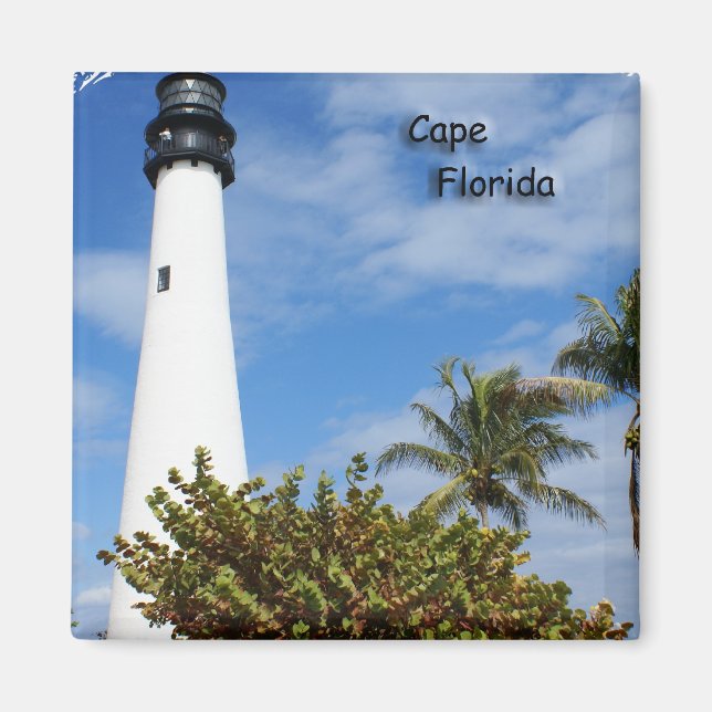 Cape Florida Lighthouse Magnet (Front)