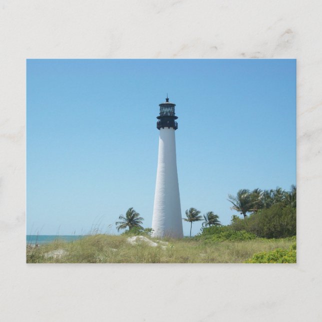 Cape Florida Lighthouse Postcard (Front)