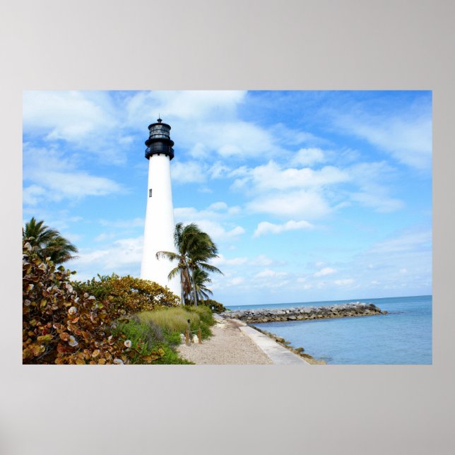 Cape Florida Lighthouse Poster (Front)