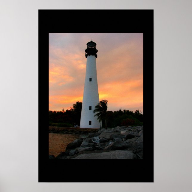 Cape Florida lighthouse print (Front)