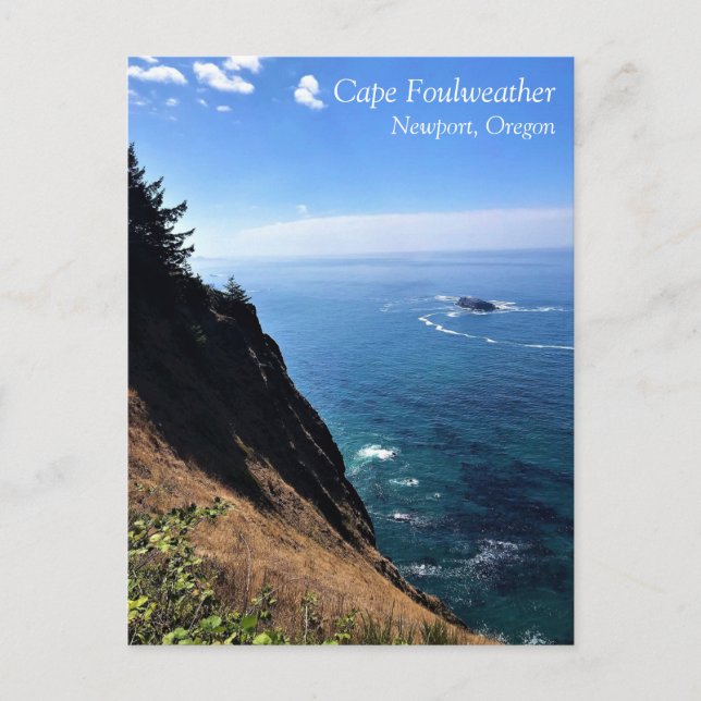 Cape Foulweather, Newport, Oregon Postcard (Front)